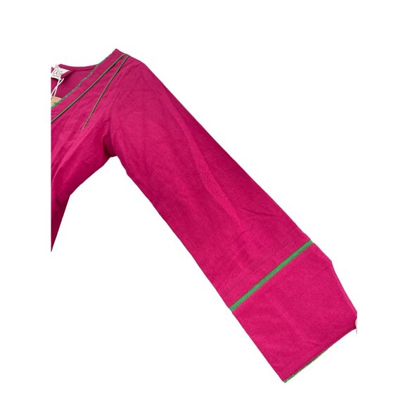 UDD Hot Pink Anarkali Womens size M Medium Kaftan Dress - Picture 6 of 16